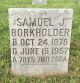 Borkholder Samuel J Headstone