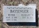 Baysinger Peter Headstone